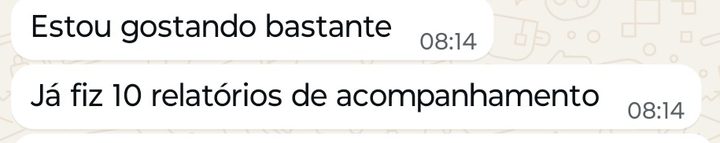 Depoimento de compradora do Gerador
